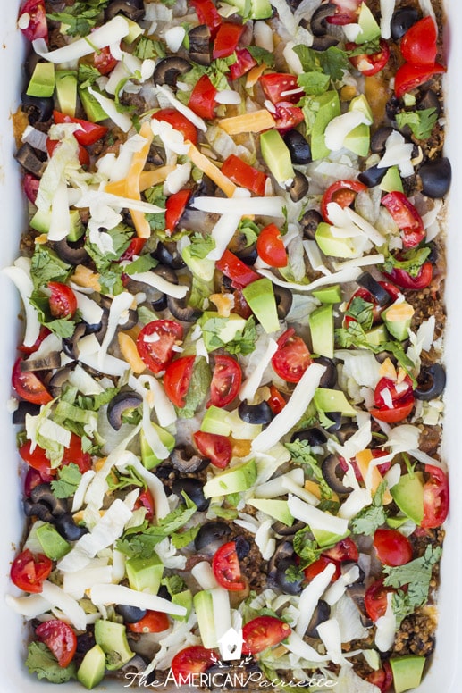Easy & Healthy Mexican Ground Beef Casserole 1
