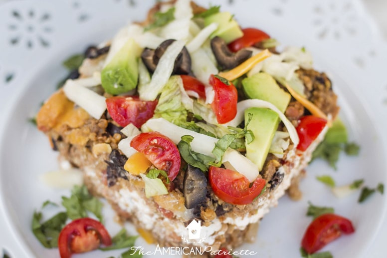 Easy & Healthy Mexican Ground Beef Casserole 1