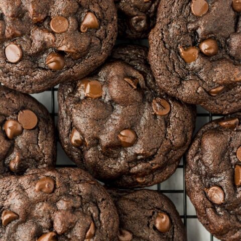 Award-Winning Triple Dark Chocolate Cookies (SO GOOD!)