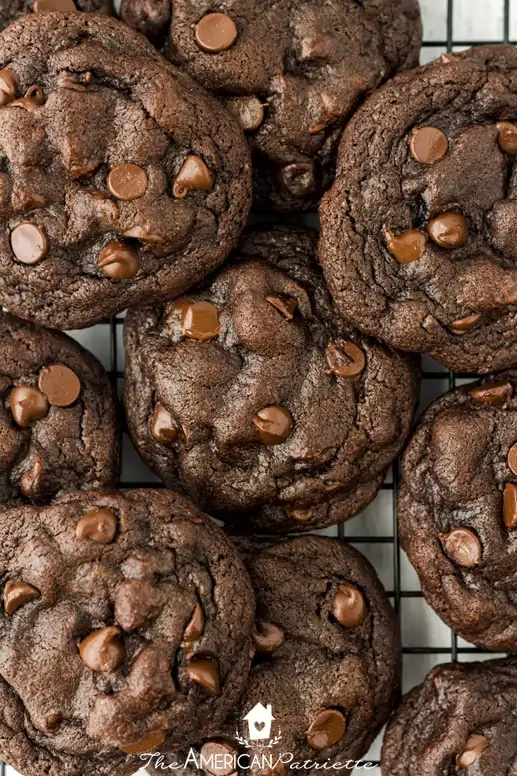 Award-Winning Triple Dark Chocolate Cookies (SO GOOD!)