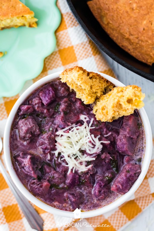 Easy Purple Sweet Potato Soup