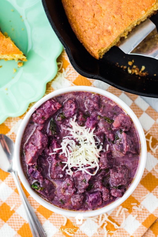 Easy Purple Sweet Potato Soup