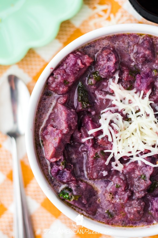 Easy Purple Sweet Potato Soup