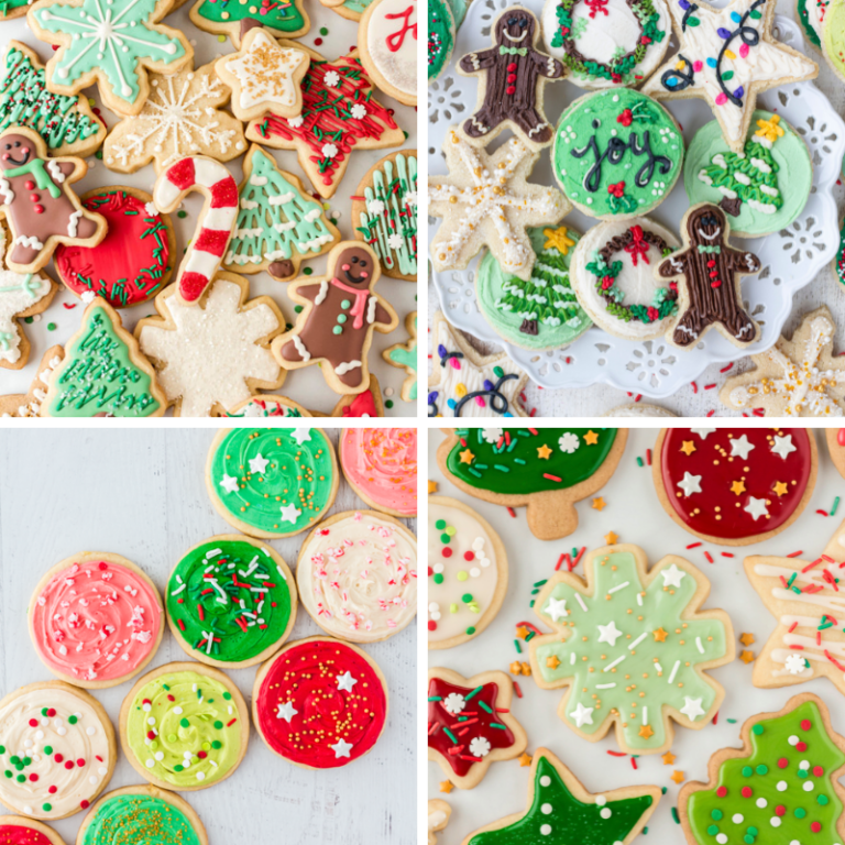 The PERFECT Icing for Sugar Cookies – 4 ways!